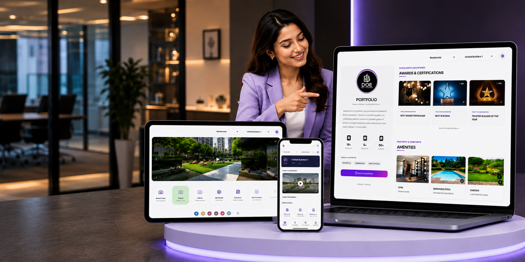Present Your Work Beautifully. Impress Clients. Instantly.